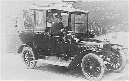Martin Bode ca. 1915, droschechauffør